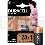 Литиевая батарейка Duracell CR123 ULTRA/High power Lithium (1шт. в уп-ке), фото 1