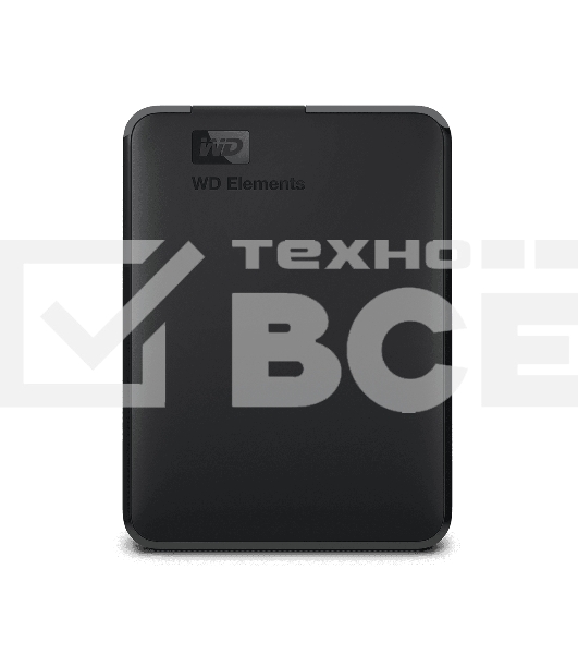 Внешний HDD 2.5' Western Digital Elements Portable, 5TB, USB 3.2 Gen 1 Type-A, 5400 rpm, черный