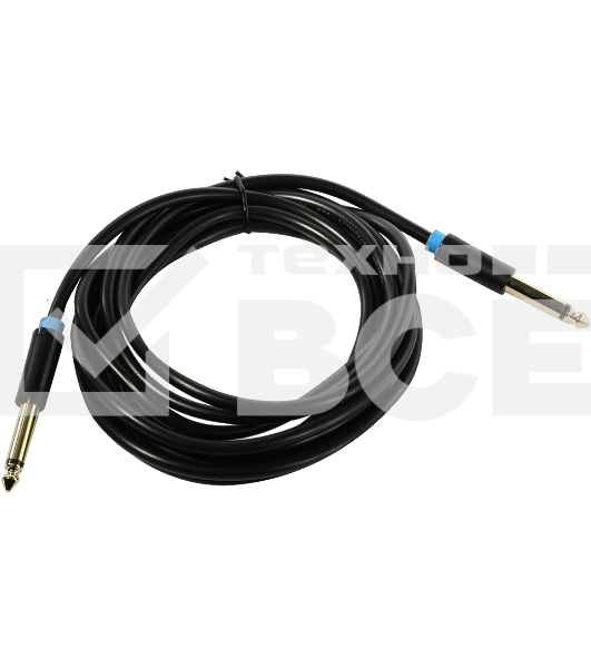 Кабель Vention аудио Jack 6,35 mm M/6.35 M - 3 м