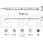 Лента Basic в комплекте 12V 6W/m 600lm/m 3000K IP65 LED 5m 1/50, фото 1