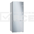 Холодильник Bosch KGN55VL21U нержавеющая сталь двухкамерный 400/105л морозилка снизу, фото2