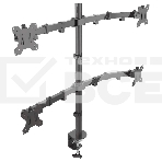 Кронштейн ONKRON D421E для четырех мониторов 13'-32' настольный, черный, фото16