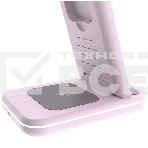 Беспроводное зарядное устройство CANYON WS-304,  Foldable  3in1 Wireless charger, with touch button for Running water light, Input 9V/2A,  12V/1.5AOutput 15W/10W/7.5W/5W, Type c to USB-A cable length 1.2m, with QC18W EU plug,132.51х75х28.58мм, 0.168Kg, Iced Pink, фото2