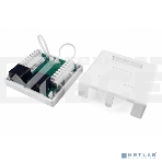 Розетка компьютерная RJ-45(8P8C) Hyperline, категория 5e, двойная, внешняя, Dual IDC, фото2