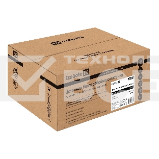 Комплект Источник бесперебойного питания EX295994RUS + батарея 40Aч EX282979RUS 2шт (инвертор, синус, для котла, PF=1, настенный) ExeGate IdealSine SR-1500.LCD.2SH  <1500VA/1500W, чистая синусоида, цветной LCD-дисплей, 2*Schuko, крепление настенное, черный> + батарея ExeGate HR 12-40 (12В, 40Ач) 2шт