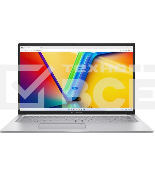 Ноутбук Asus Vivobook 17 X1704VA-AU397 Intel® Core™ i5-1335U Processor 1.3 GHz (12MB Cache, up to 4.6 GHz, 10 cores, 12 Threads) DDR4 16GB IPS 1TB M.2 NVMe™ PCIe® 3.0 SSD Intel Iris X Graphics 17.3