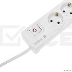 Сетевой фильтр 5 гнезд, 3м, 3х1,5мм², с автовыкл, 2 USB, белый KRANZ, фото4