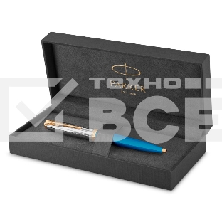 Ручка шариковая Parker 51 Premium (CW2169080) Turquoise GT, M, черные чернила, подарочная коробка