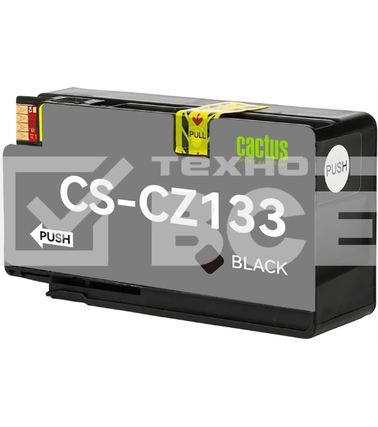 Картридж струйный Cactus CS-CZ133 №711 черный (73 мл) для HP DesignJet T120/T520