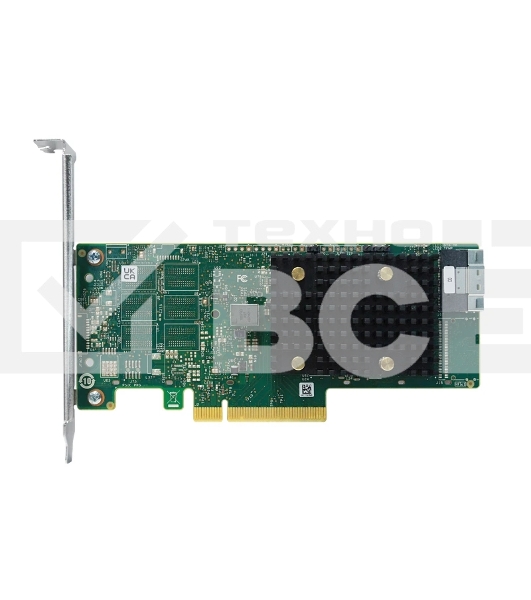 Адаптер SAS 9500-8i SGL (05-50077-03) PCIe v4 x8 LP, Tri-Mode SAS/SATA/NVMe 12G HBA, 8port(2*int SFF8654), 3808 IOC