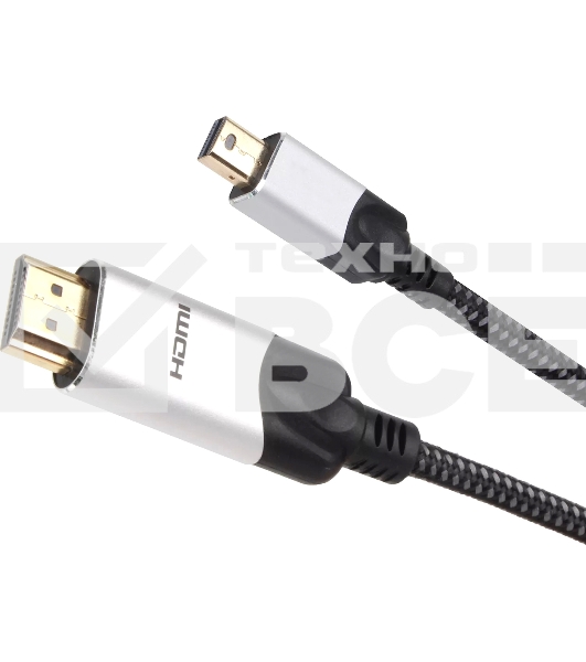 Кабель-переходник miniDisplayPort M-> HDMI M 4K@60Hz 1.8m VCOM