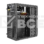 Компьютерный корпус Miditower ExeGate UN-605B-UNS400 (ATX, БП UNS400 с вент. 12см, 2*USB, аудио, блокировка, черный), фото5