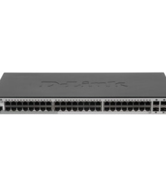 Коммутатор D-Link DGS-1510-52XMP/A2A, 48×1 Гбит/с + 4×10 Гбит/с SFP+, управляемый