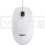 Мышь проводная Logitech B100 белый, 1000 dpi, USB, кнопки - 3, фото5
