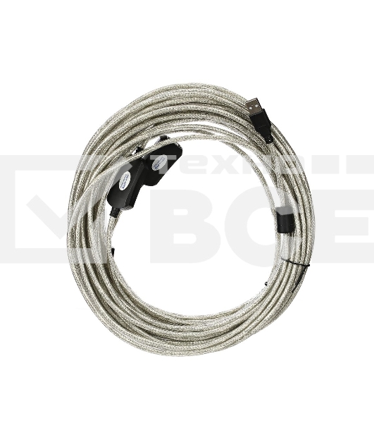 Кабель VCOM VUS7049-20M Кабель-адаптер USB2.0-repeater, удлинительный активный <Am-->Af> 20м