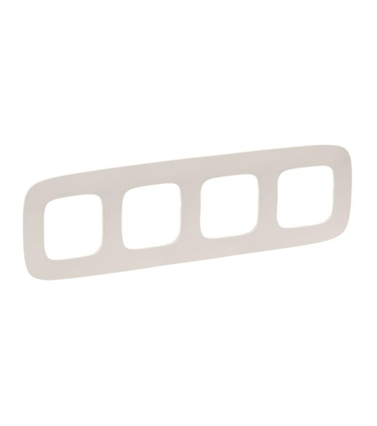 Рамка 'Слоновая кость'. 4-постовая универсальная Valena ALLURE.