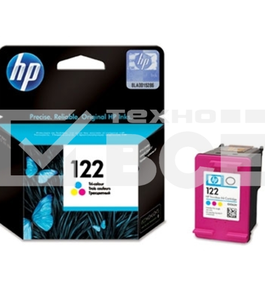 Картридж струйный HP 122 CH562HE многоцветный для HP DJ 1050A/2050A/3000 (100 стр.)