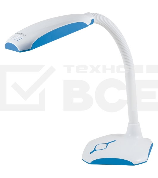 Лампа электрическая настольная Energy EN-LED17 бело-голубая