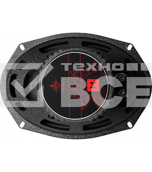 Колонки автомобильные Ural АК-М М (без решетки) 280Вт 92дБ 4Ом 15x23см (6x9дюйм) (ком.:2кол.) коаксиальные однополосные