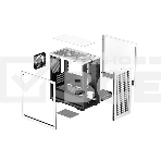 Компьютерный корпус Deepcool CH370 белый без БП mATX 1x120mm 1xUSB2.0 1xUSB3.0 audio bott PSU, фото2