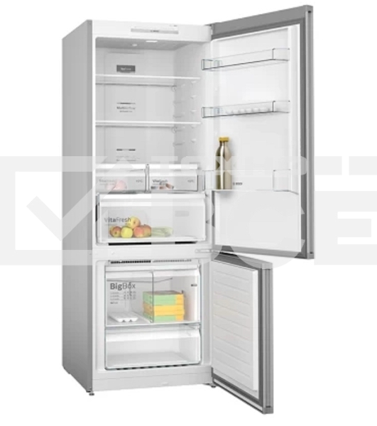 Холодильник Bosch KGN55VL21U нержавеющая сталь двухкамерный 400/105л морозилка снизу