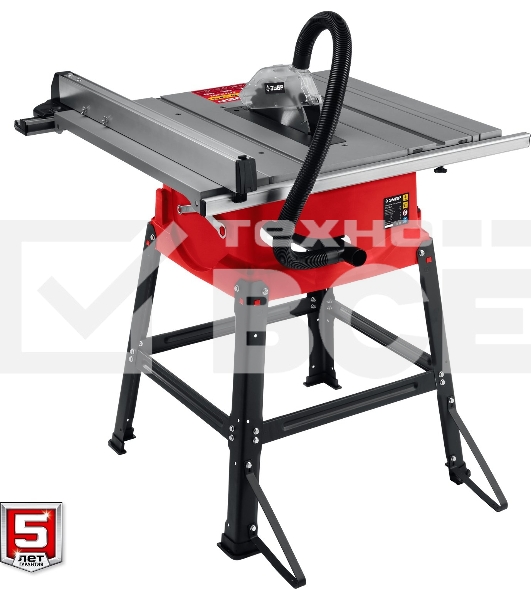 Станок ЗУБР СРЦ-254су 1900 Вт напольный со станиной и удлинителем распиловочный