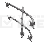 Кронштейн ONKRON D421E для четырех мониторов 13'-32' настольный, черный, фото15