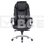 Кресло руководителя Бюрократ T-9923SL/BLACK черный, кожа, крестовина хром, фото8