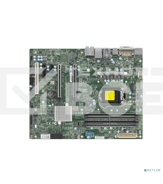 Материнская плата Supermicro MBD-X12SAE-B, LGA 1200, Intel W480, 4xDDR4, 4xSATA, 2xM.2, 3xPCIe 3.0 (x16, x16, x1), 1xDP, 1xHDMI, 1xDVI-D, 2xUSB-A 2.0, 2xUSB-A 3.2 Gen 1, 3xUSB-A 3.2 Gen 2, 1xUSB-C 3.2 Gen 2, 1x 2.5Gb LAN, 1x 1Gb LAN, 5.1, 1xCOM, ATX