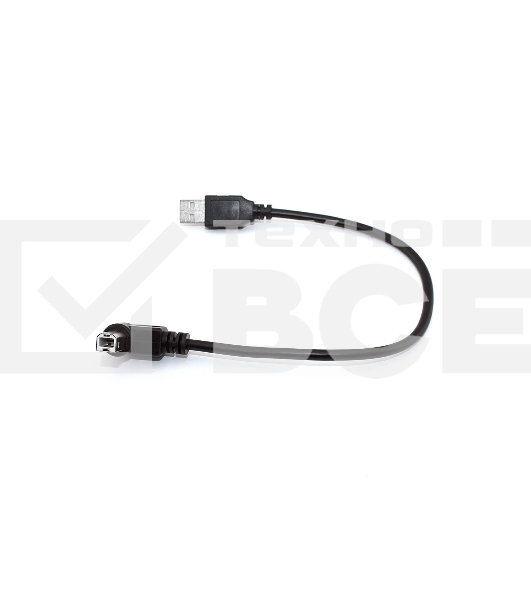 Кабель USB  2.0 на  USB-B угол вправо 0,3 м
