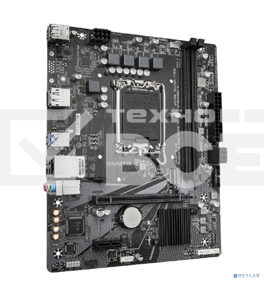 Материнская плата Gigabyte H610M K V2, LGA1700, Intel H610, 2xDDR5, 2xSATA, 1xM.2, 1xPCIe 4.0 x16, 1xPCIe 3.0 x1, 1xDP, 1xHDMI, 1x1Gb LAN, 2xUSB-A 5Gbps, 4xUSB-A 2.0, 3x3.5 мм, 7.1, mATX