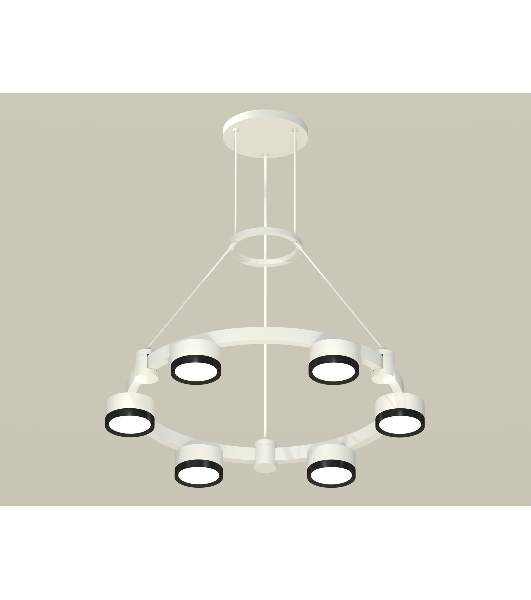 Светильник Ambrella light XR92031101/6 SWH/PBK белый песок/черный полированный GX53 (A9203, C9231, N8113)
