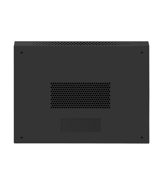 Шкаф телекоммуникационный 19' настенный 15U ExeGate EC-WM-15U.450.M.BLACK (19”, 15U, 600x450x769mm (ШхГхВ), передняя дверь металл, съемные боковые панели, пыле- и влагозащита IP23, черный RAL 9004, 2 коробки)