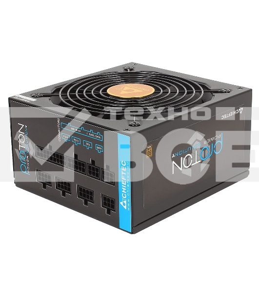 Блок питания Chieftec BDF-750C, 750Вт 80 PLUS Bronze, 140мм, модульный, черный