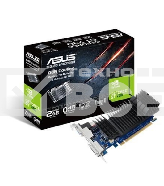 Видеокарта ASUS PCIE16 GT730 2Gb GDDR5 GT730-SL-2GD5-BRK