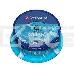 Диск CD-R Verbatim 700Mb 52x Cake Box (25шт) (43432), фото3