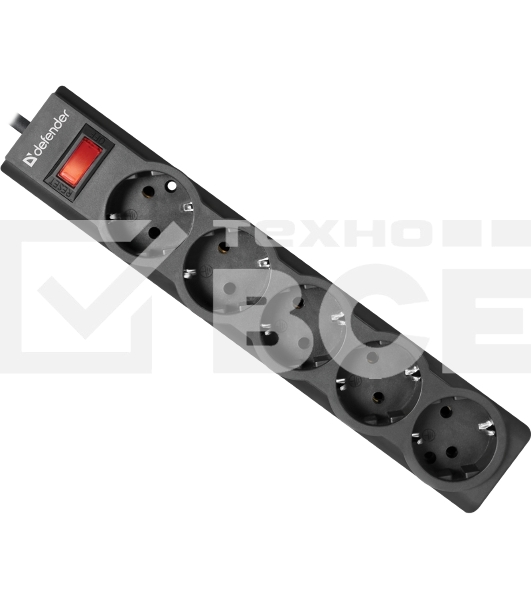 Сетевой фильтр Defender 3M ES LARGO 5OUTL.