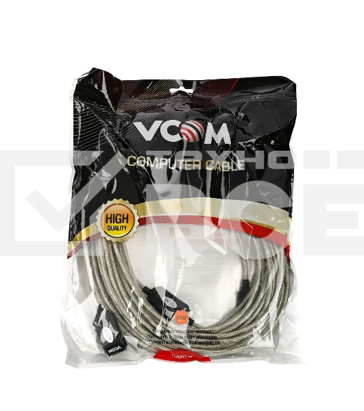 Кабель VCOM VUS7049-20M Кабель-адаптер USB2.0-repeater, удлинительный активный <Am-->Af> 20м