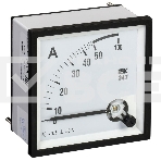 Амперметр Э47 72х72мм 50А кл. точн. 1.5 ИЭК IPA10-6-0050-E, фото 1