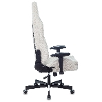 Кресло игровое Knight T1 молочный экомех с подголов. крестовина металл, фото7