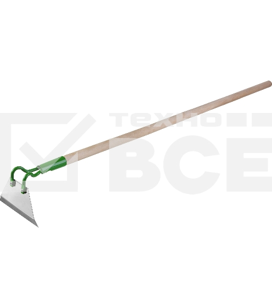 Мотыга из нержавеющей стали с черенком РОСТОК 90х50х1290 мм