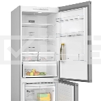 Холодильник Bosch KGN55VL21U нержавеющая сталь двухкамерный 400/105л морозилка снизу, фото3