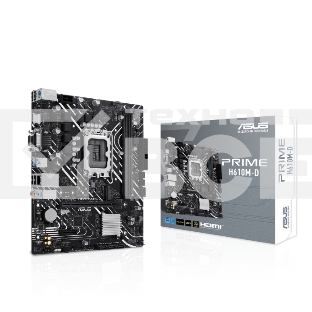 Материнская плата ASUS PRIME H610M-D, LGA 1700, Intel H610, 2xDDR5, 4xSATA, 1xM.2, 1xPCIe 4.0 x16, 1x1Gb LAN, 2xUSB-A 3.2 Gen 1, 4xUSB-A 2.0, 1xHDMI, 1xVGA, 3x3.5 мм, 1xRS-232, 7.1, mATX