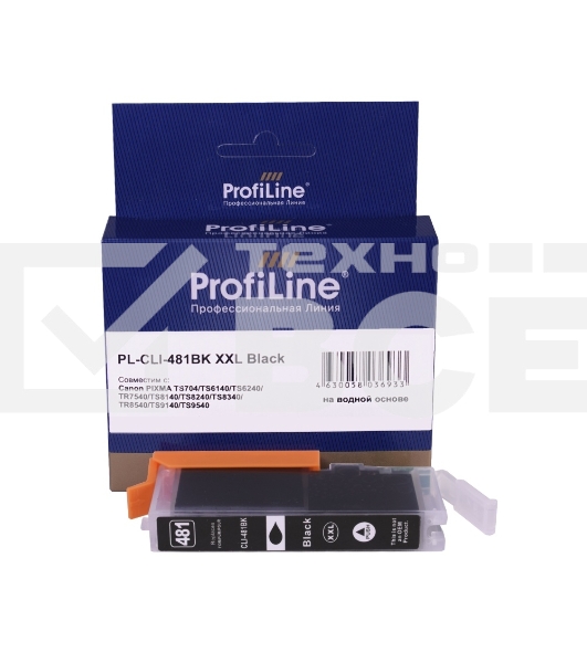 Струйный картридж PL-CLI-481BK XXL для принтеров Canon PIXMA TS6140/TS6240/TR7540/TS8140/TS8240/TR8540/TS9140 с чернилами Black ProfiLine