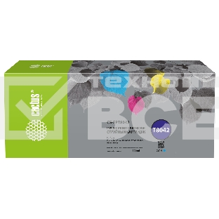 Картридж струйный Cactus CS-EPT8042 (T8042) голубой пигментный (700 мл) для Epson SureColor SC-P6000/7000/8000/9000