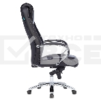 Кресло руководителя Бюрократ T-9923SL/BLACK черный, кожа, крестовина хром, фото7