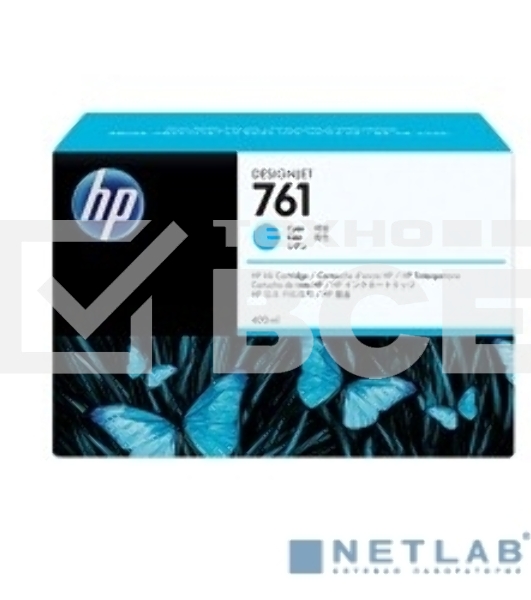 Картридж струйный HP №761 CM994A голубой для HP DJ T7100 (400мл)