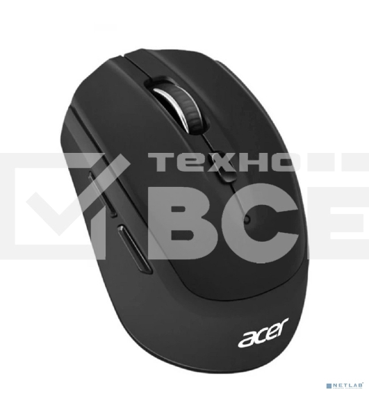 Мышь беспроводная Acer OMR050 черный, 1600 dpi, радиоканал, Bluetooth, USB, кнопки - 6
