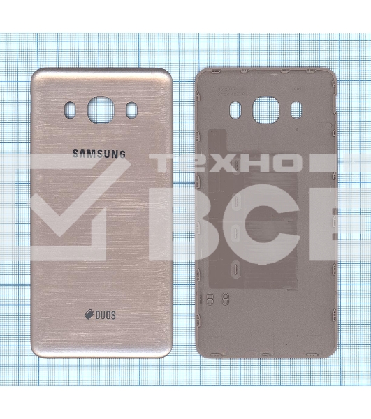 Задняя крышка для Samsung Galaxy J5 (2016) SM-J510 золотая