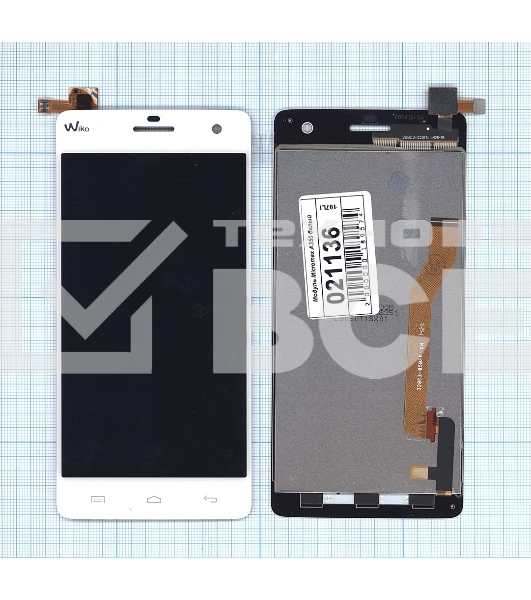 Дисплей для Micromax Canvas Knight A350 белый
